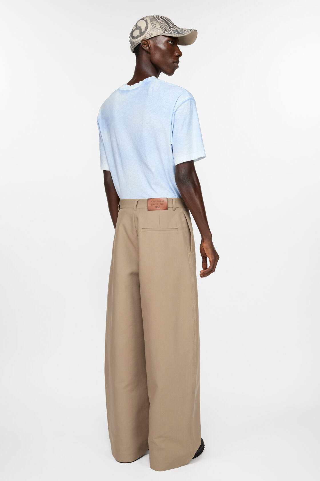 Twill trousers, Khaki beige, 2000x