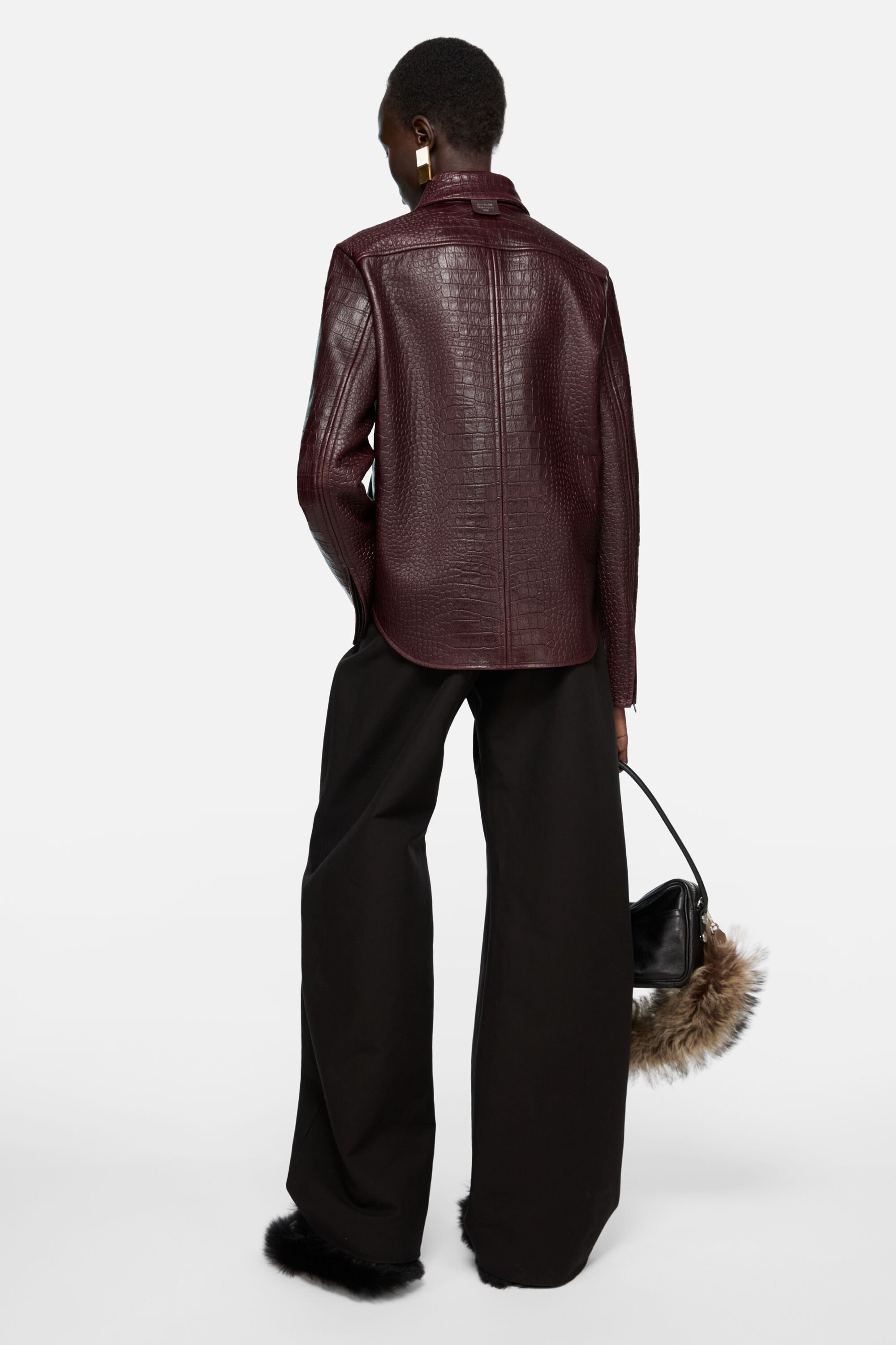 Acne Studios - Tailored satin trousers - Black