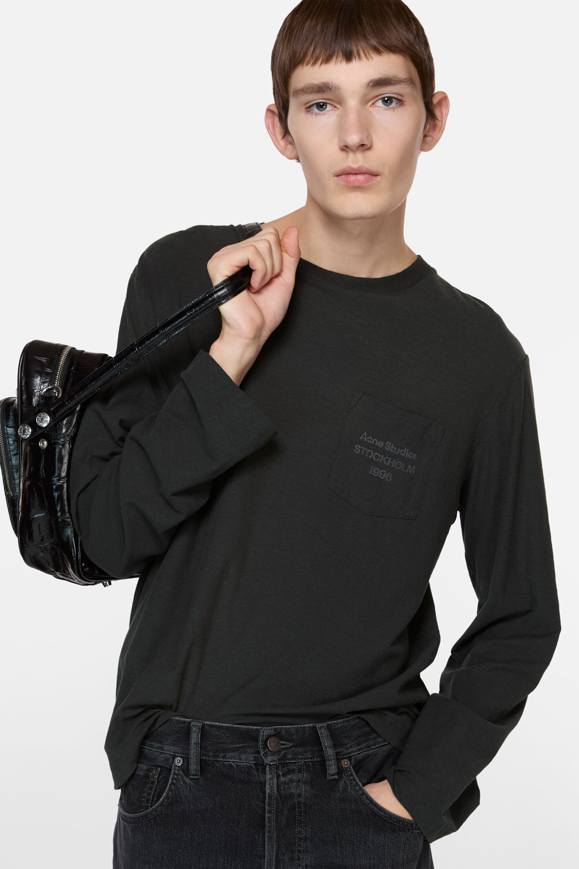 Acne Studios - ロゴTシャツ - リラックスユニセックスフィット