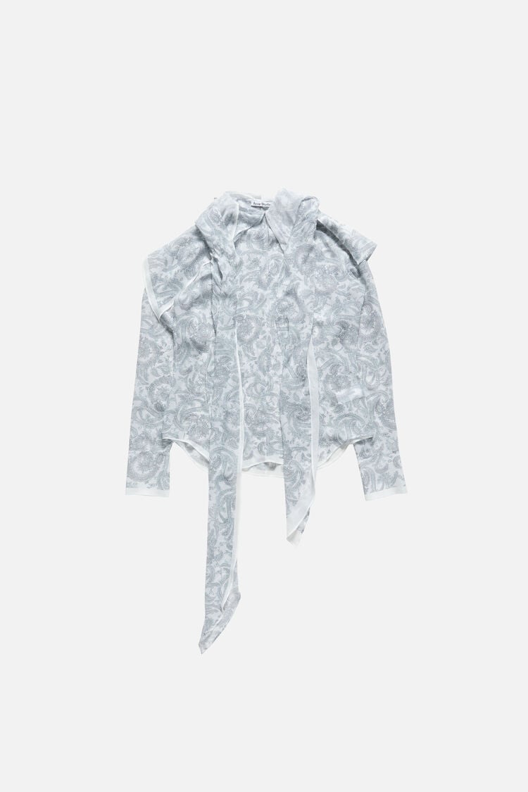 RW-WN-SHIR000036, Light blue/beige