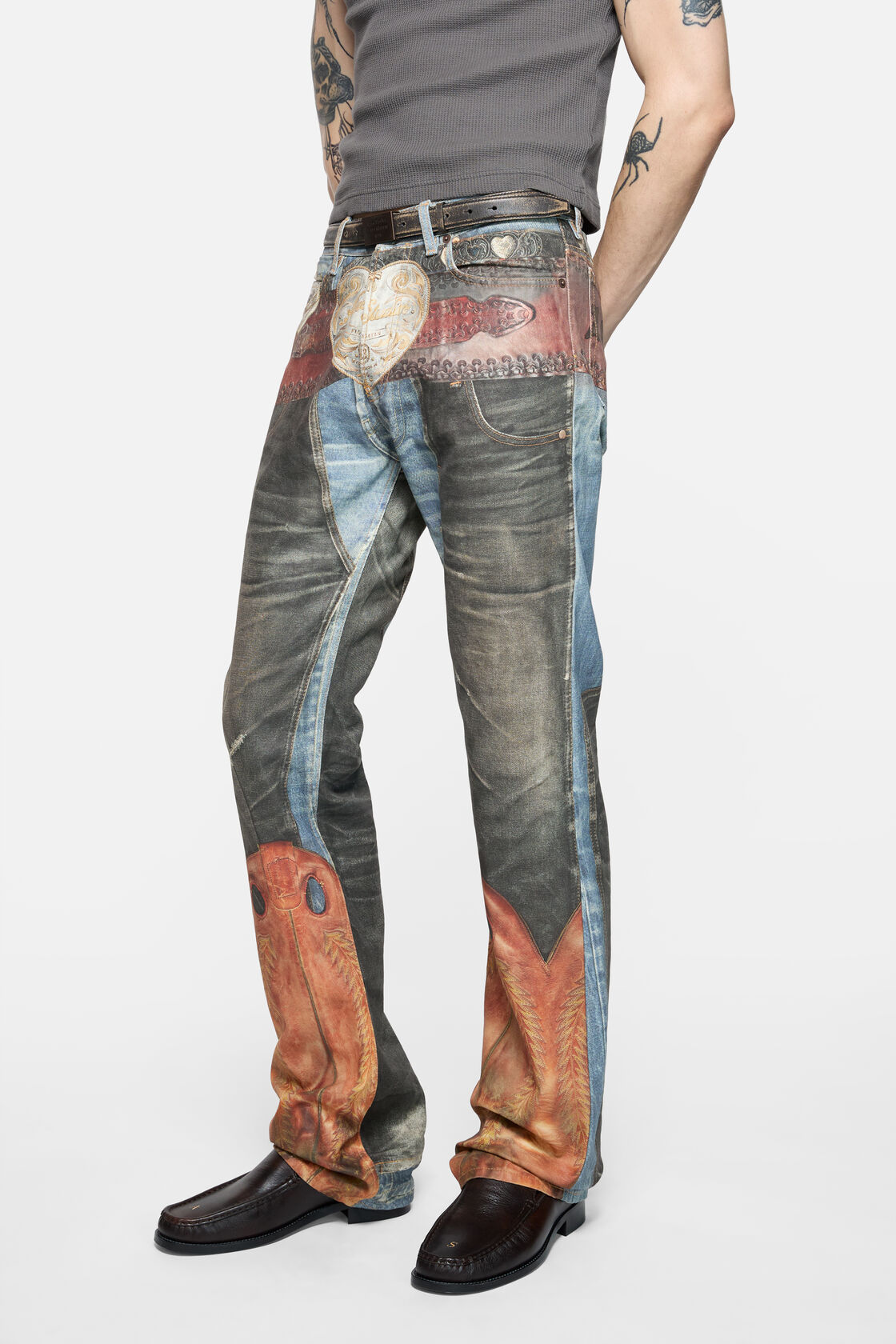 Regular fit jeans - 2010, Blue/black, 2000x