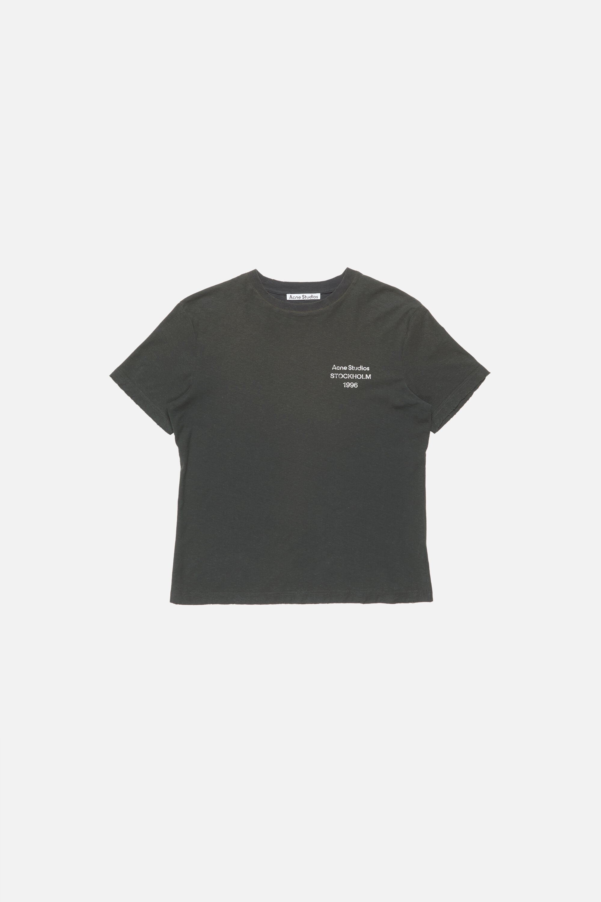 Acne Studios - Sprayed logo t-shirt - Faded black