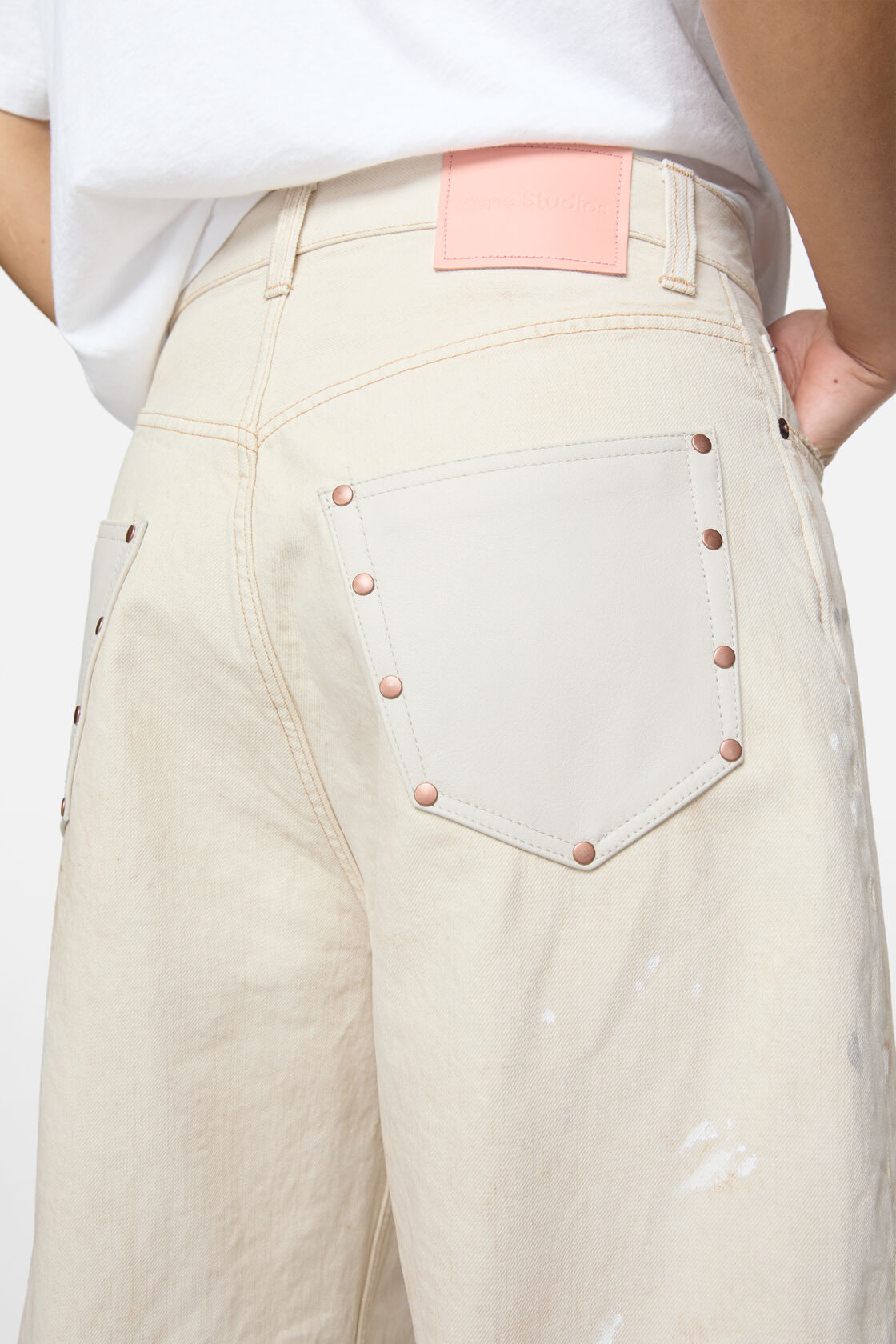 Loose fit jeans - 2023, White, 2000x