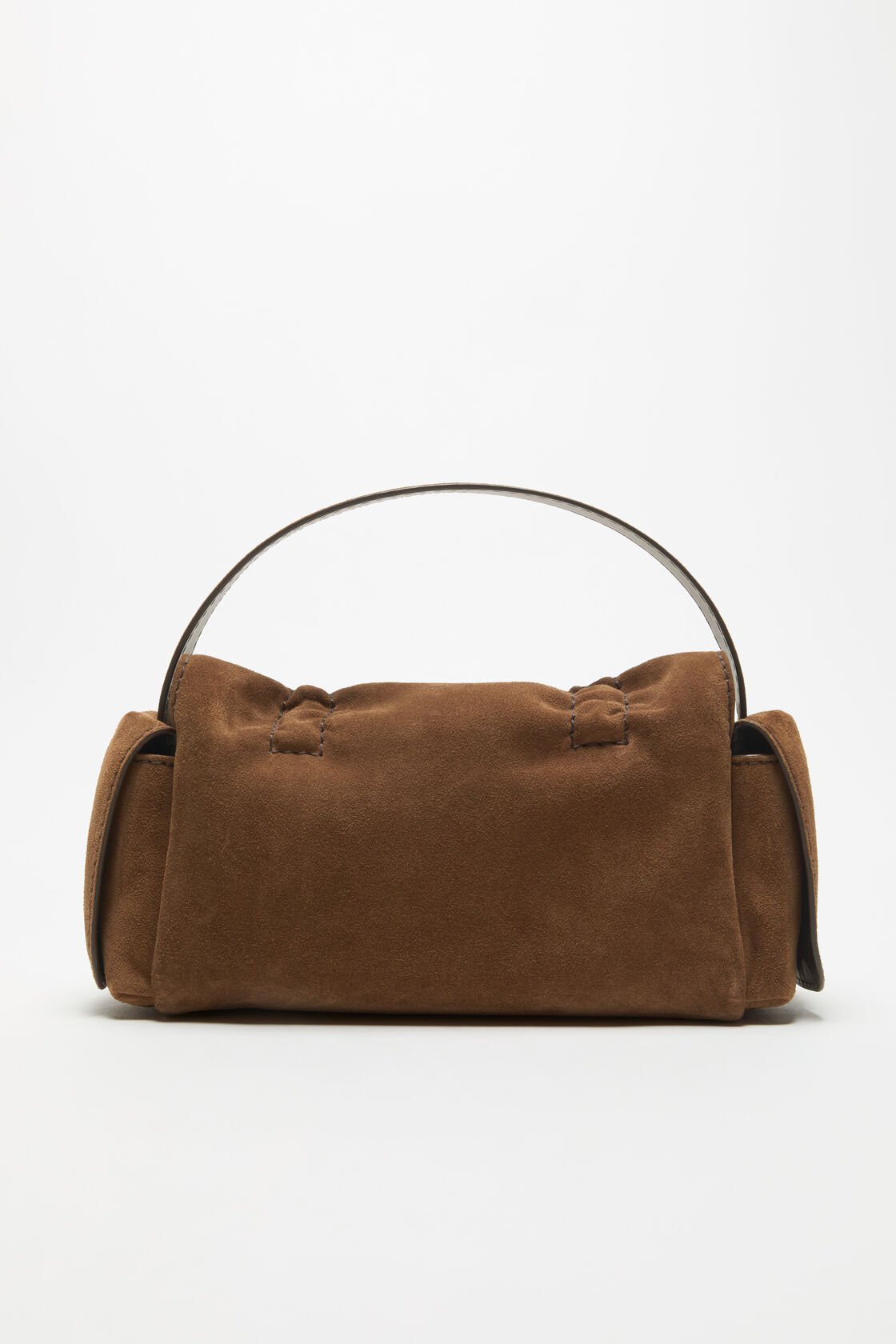 Multipocket suede shoulder bag, Cognac brown, 2000x