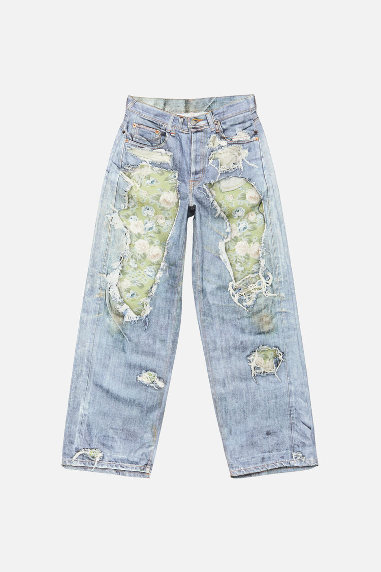 FN-UX-TROU000058, Blau/Gr&uuml;n