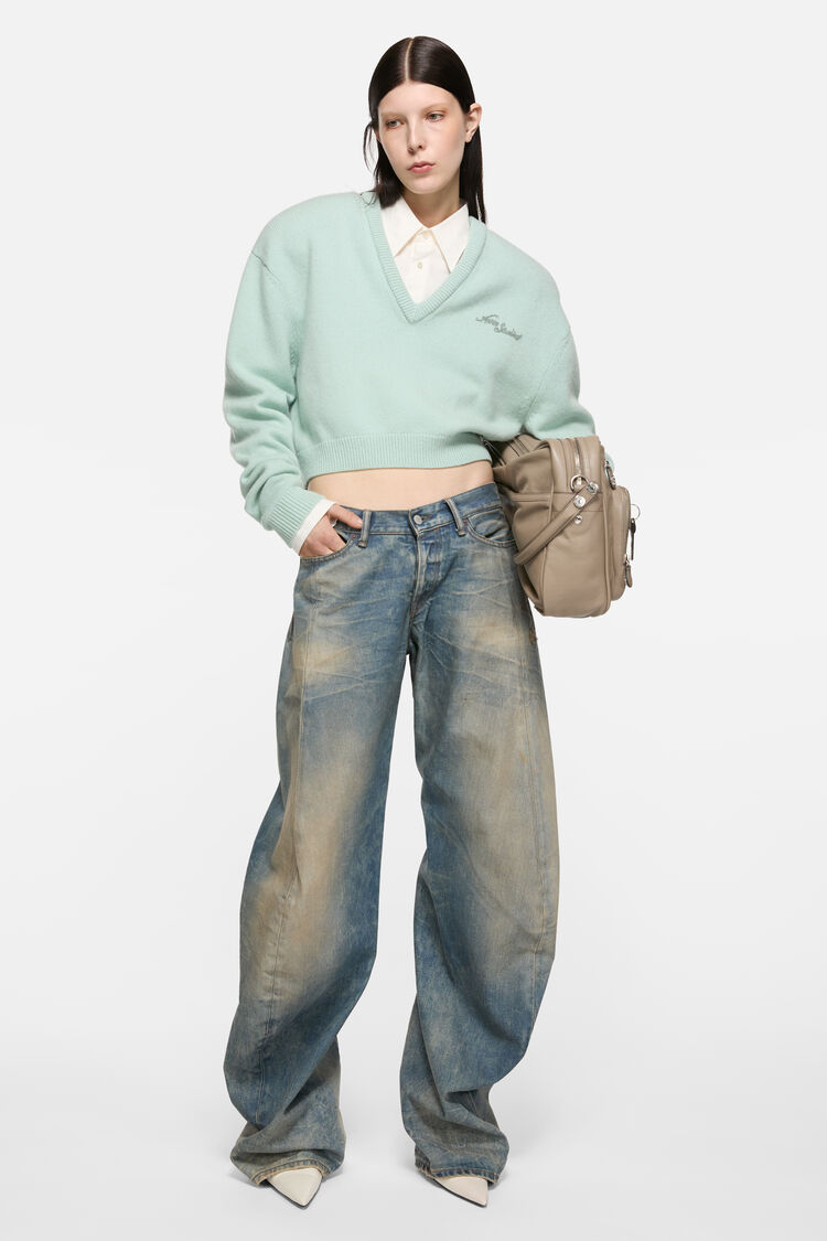 Acne Studios Washed Black Loose Fit Jeans 2006F main image 1