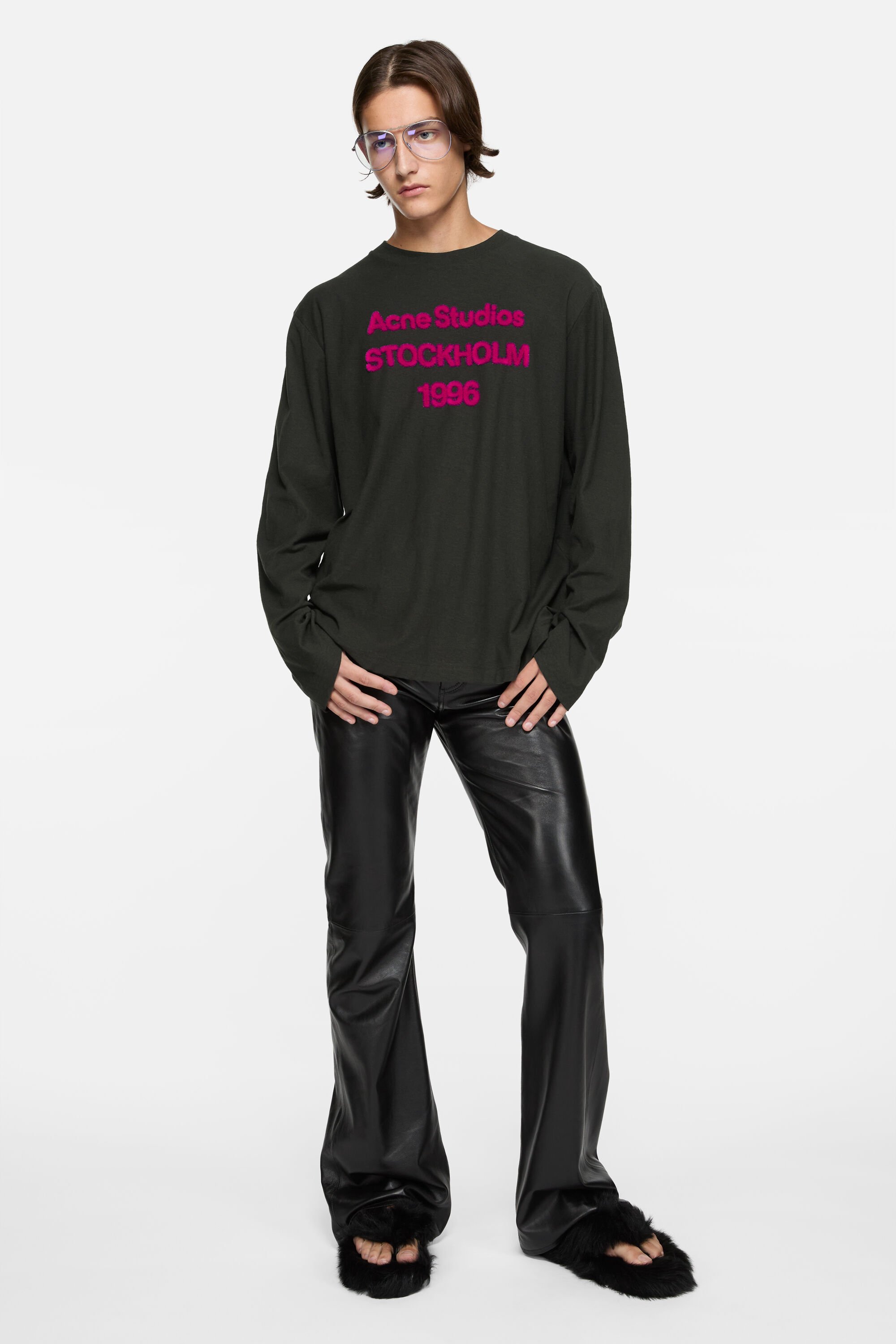 Acne Studios - Logo t-shirt - Year of the Horse - Black