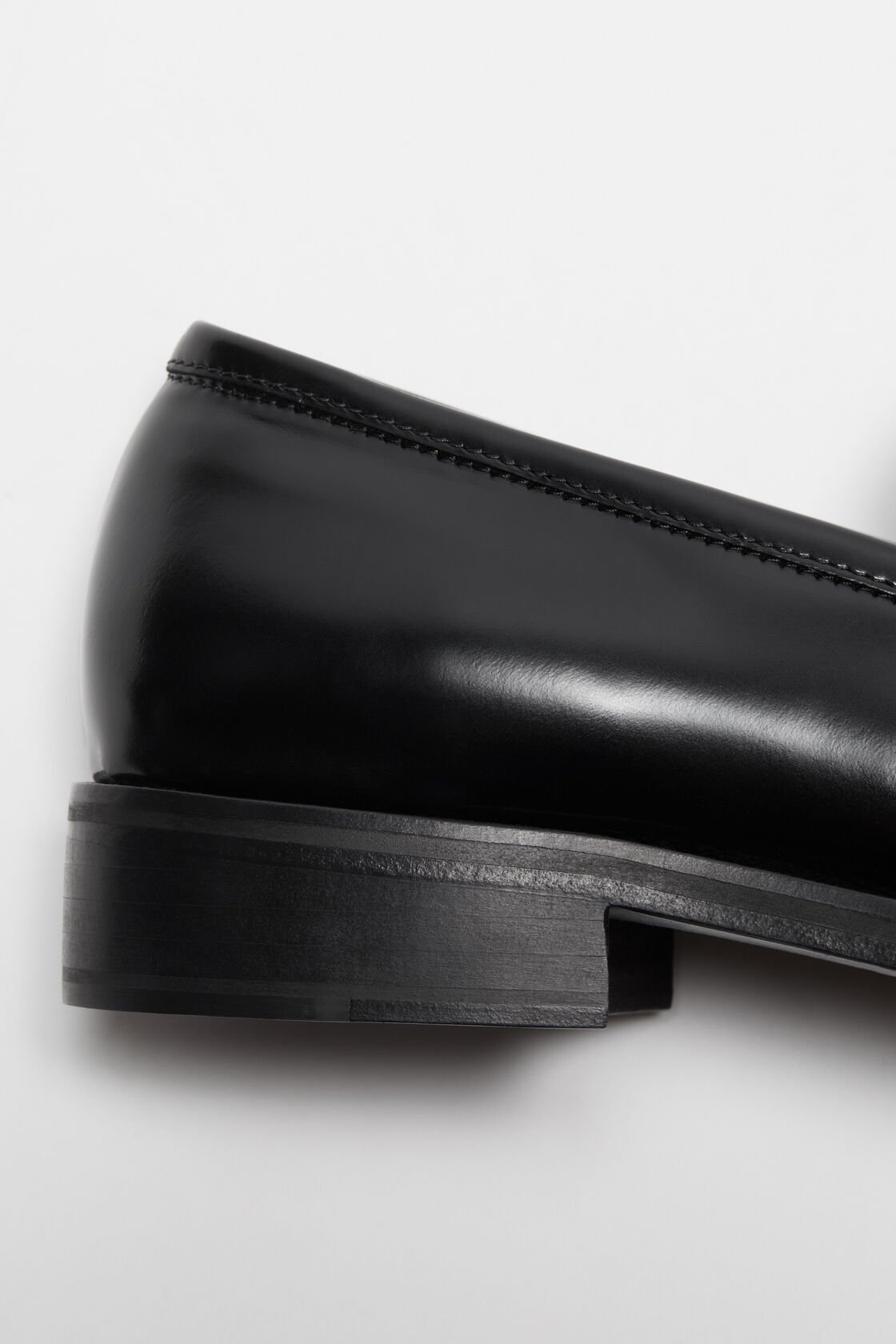 Leather loafers, Black, 2000x