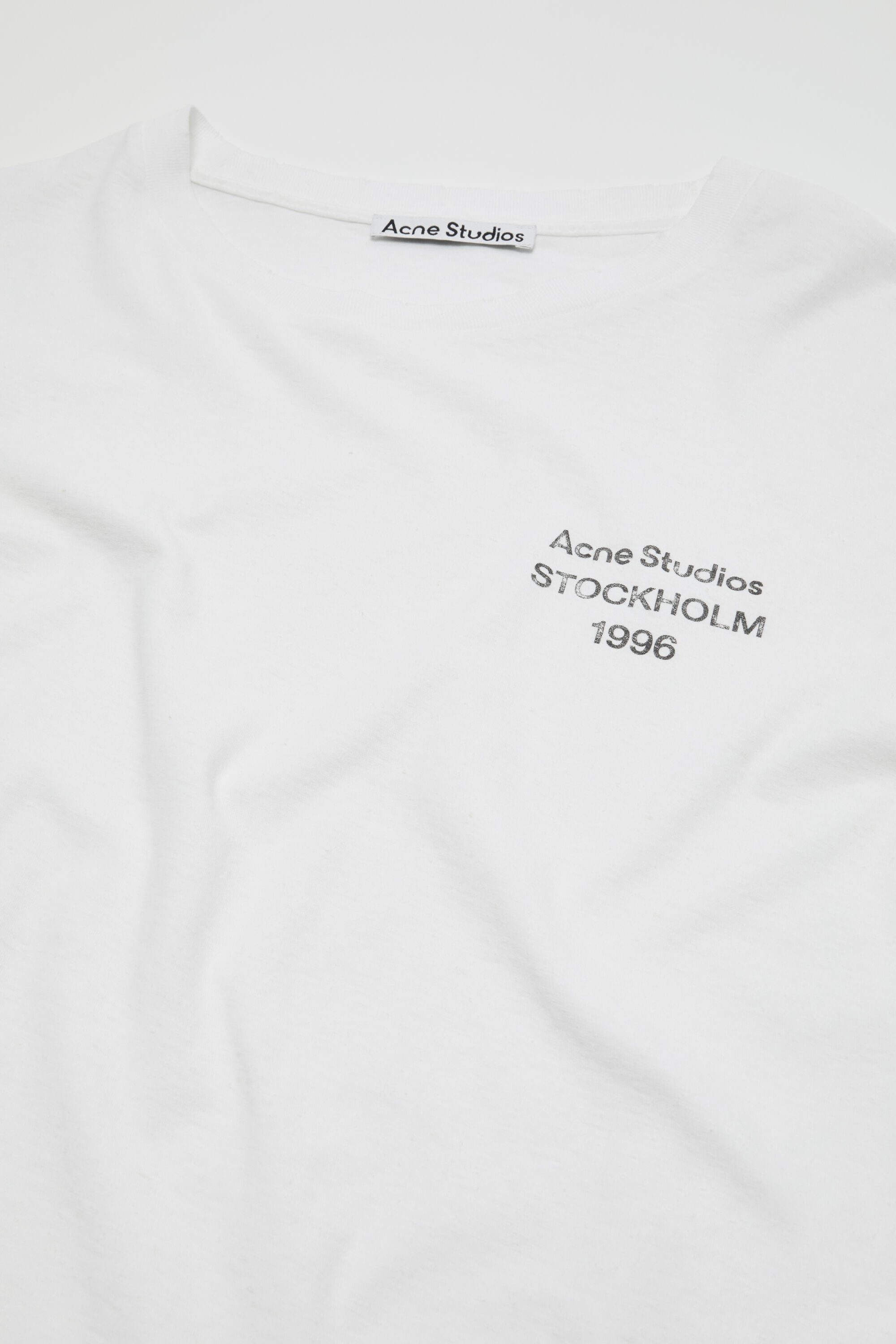 Acne Studios - ダメージロゴTシャツ - オフホワイト