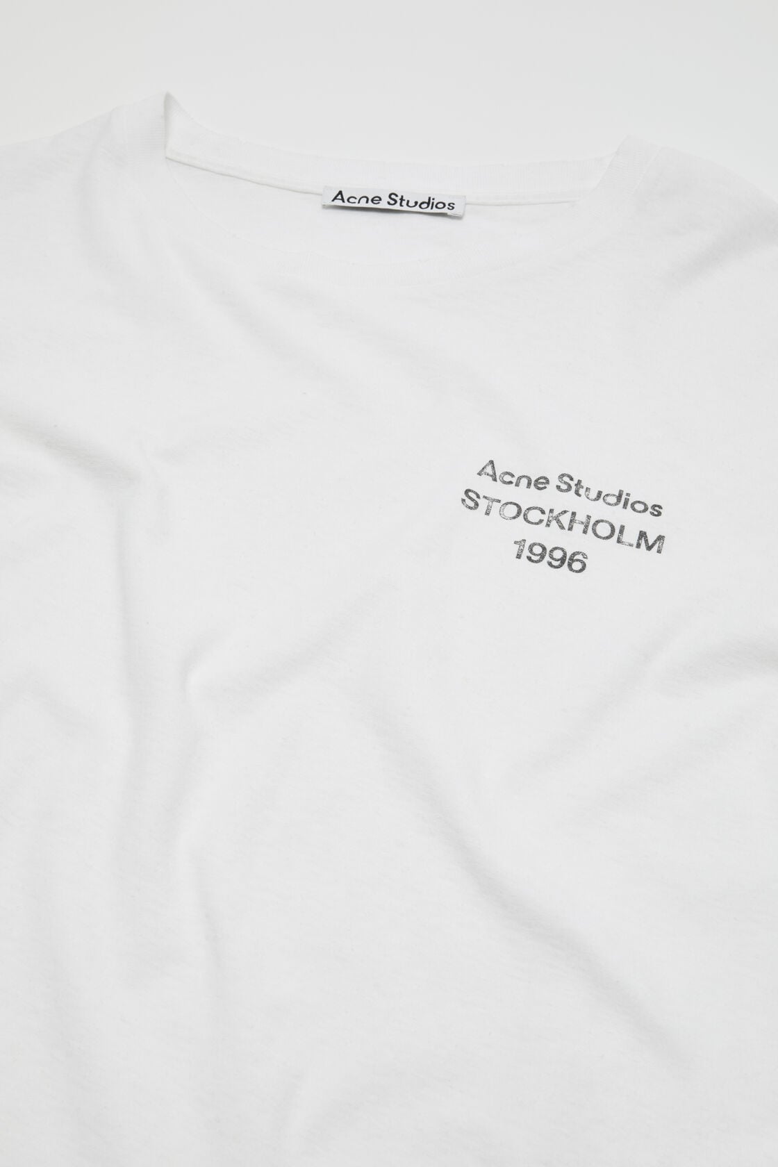 Distressed logo t-shirt, Off white, 2000x