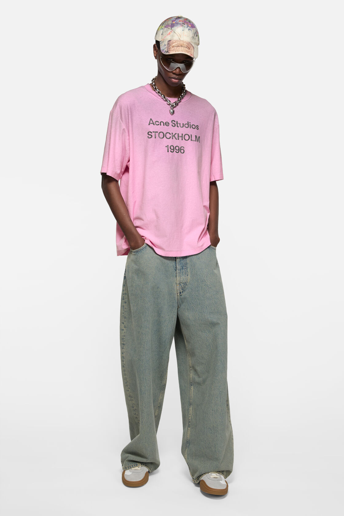 Logo t-shirt - Relaxed fit, Cotton candy pink, 2000x