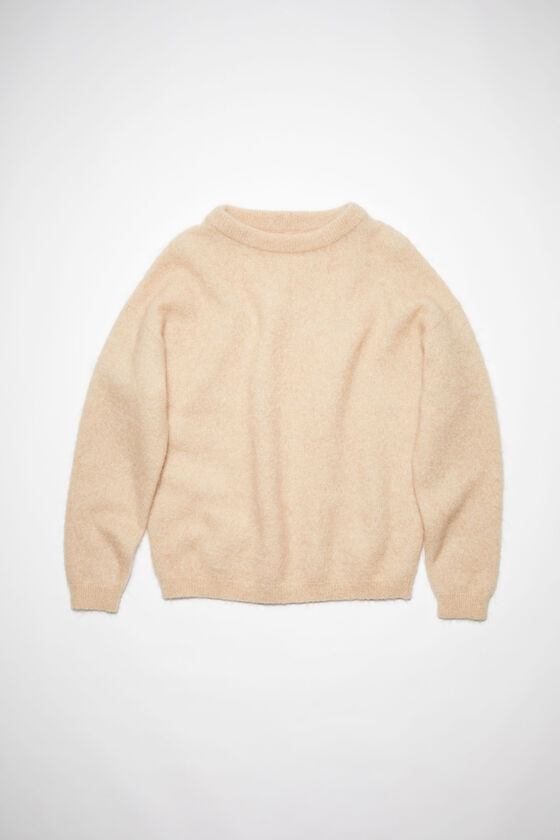 Acne Studios - Pullover mit Rundhalsausschnitt - Warmes Beige