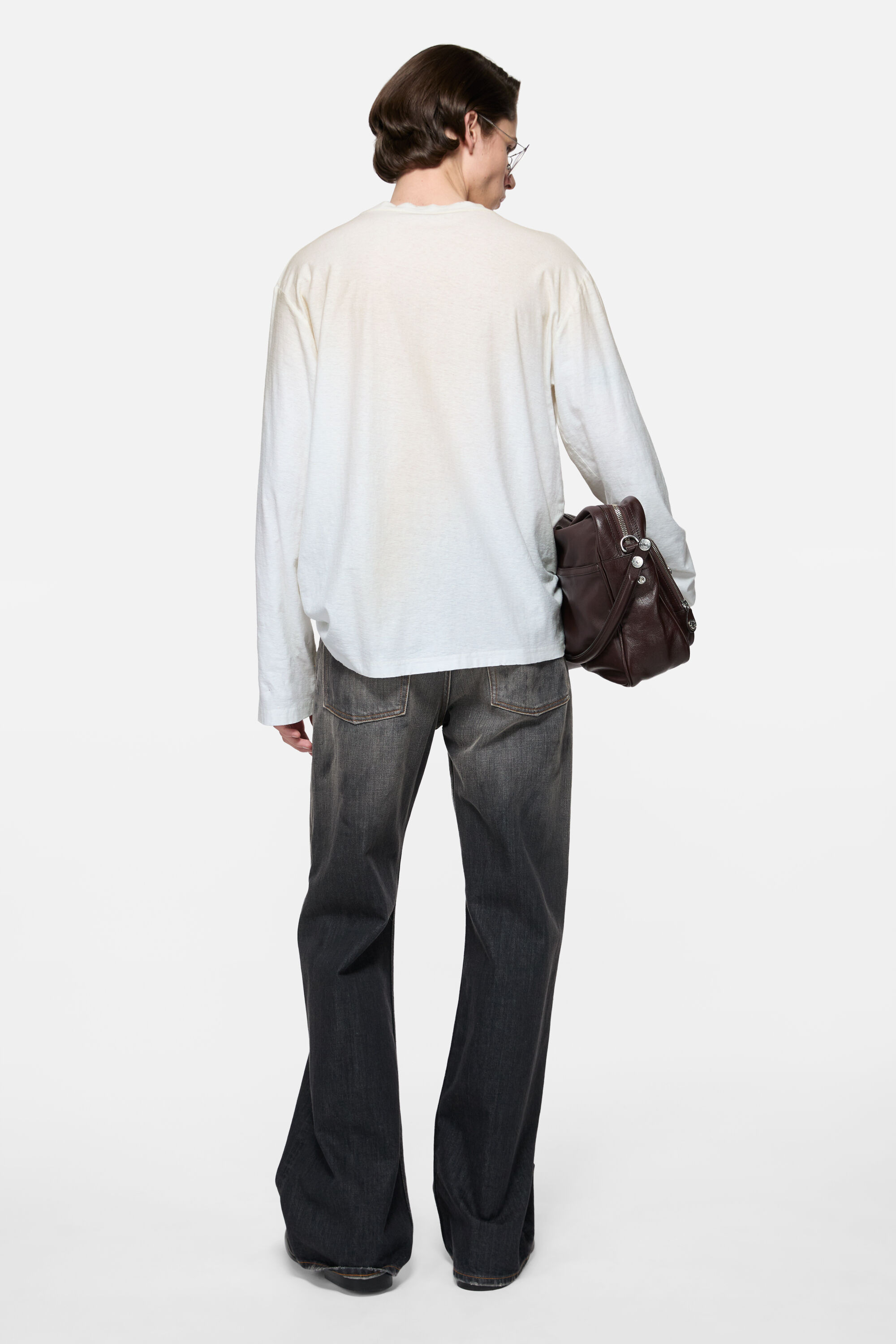 Acne Studios - Sprayed 1996 logo t-shirt - Dusty white