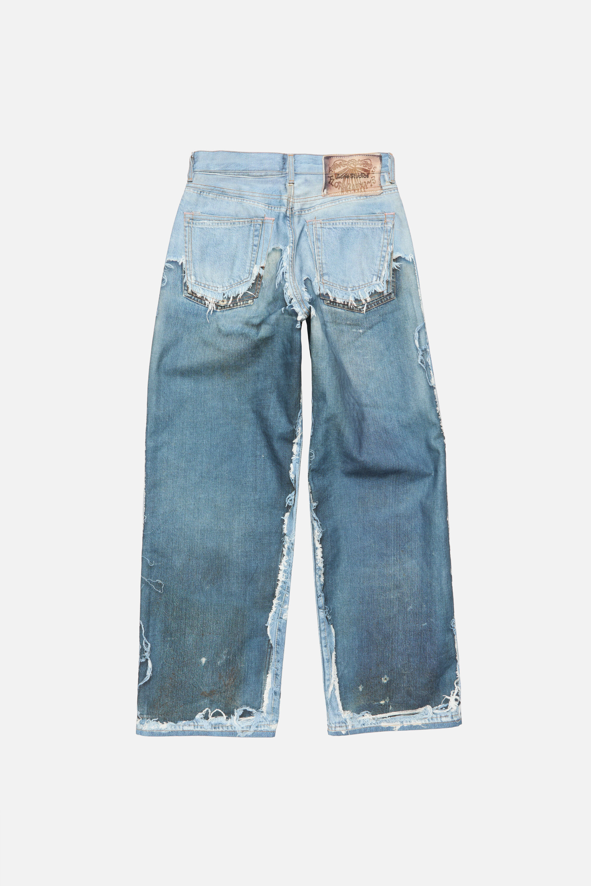 Acne Studios - trompe-l'œil jeans - 1981 - Mid blue