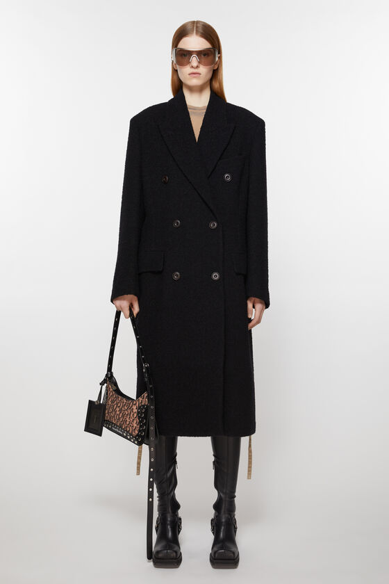 Acne Studios - Monogram Platt mini shoulder bag - Pink/black