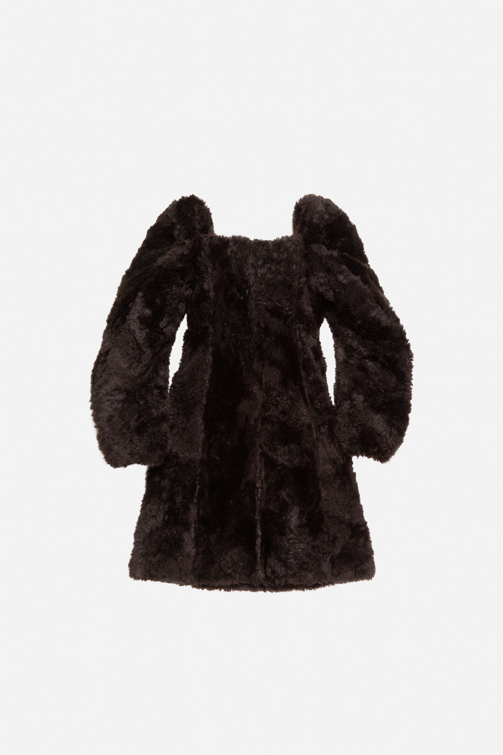 【Acne studios】ブラウンファーコート ACNE STUDIOS】フェイクファー ジャケット☆関税込 (Acne Studios