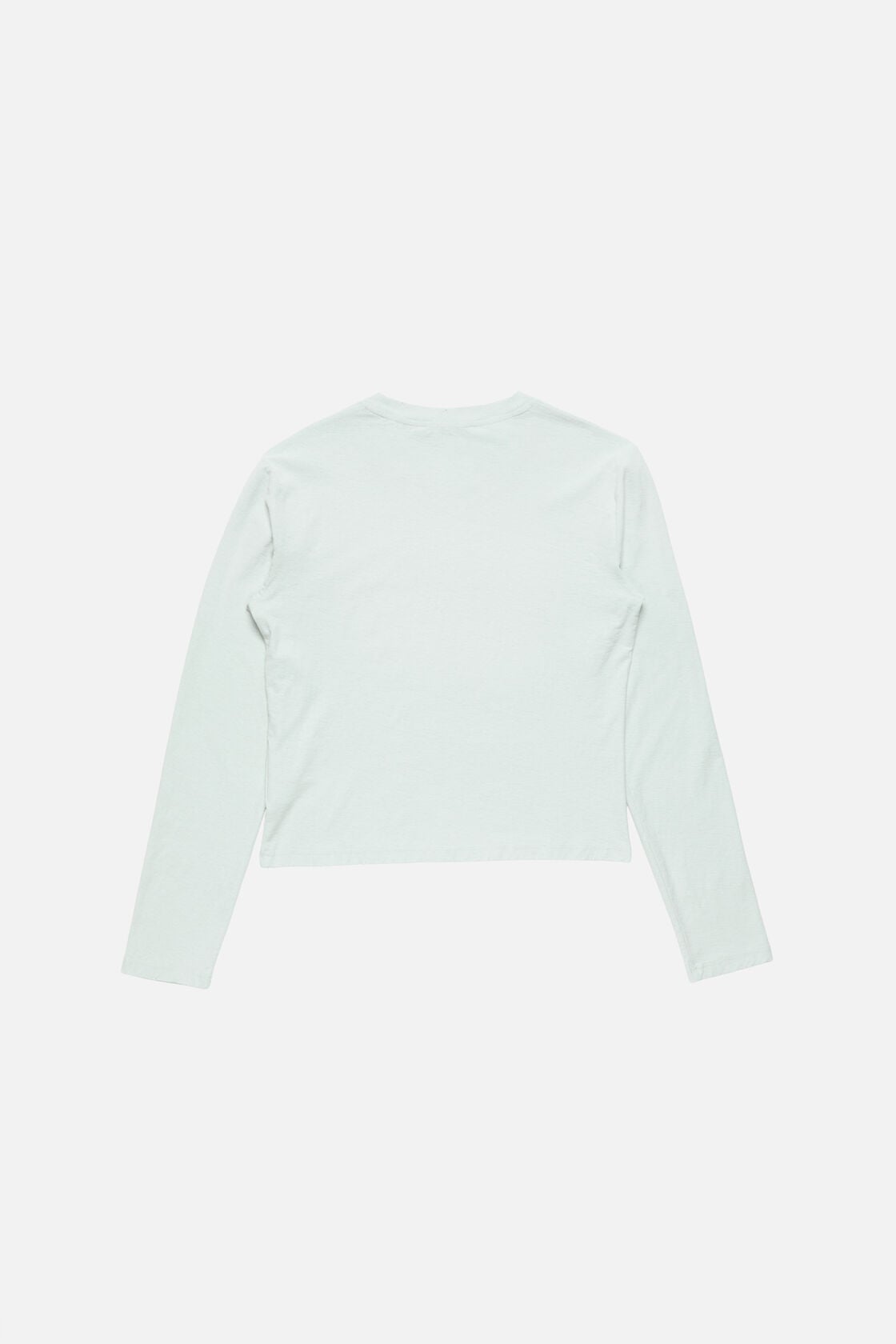 Longsleeve logo t-shirt, Pale mint, 2000x