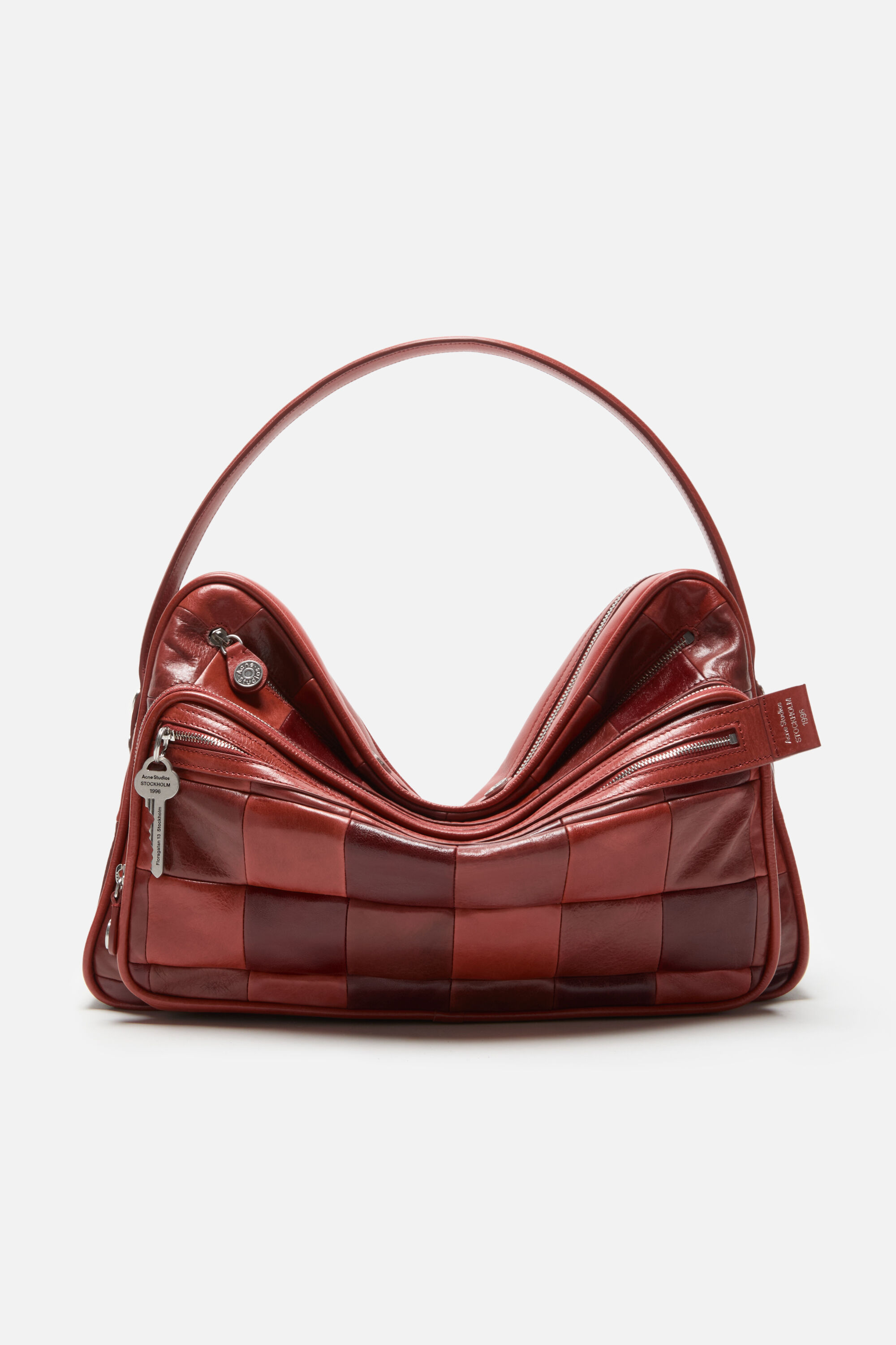 Acne Studios - Camero Camera Patchwork Bag - Burgundy