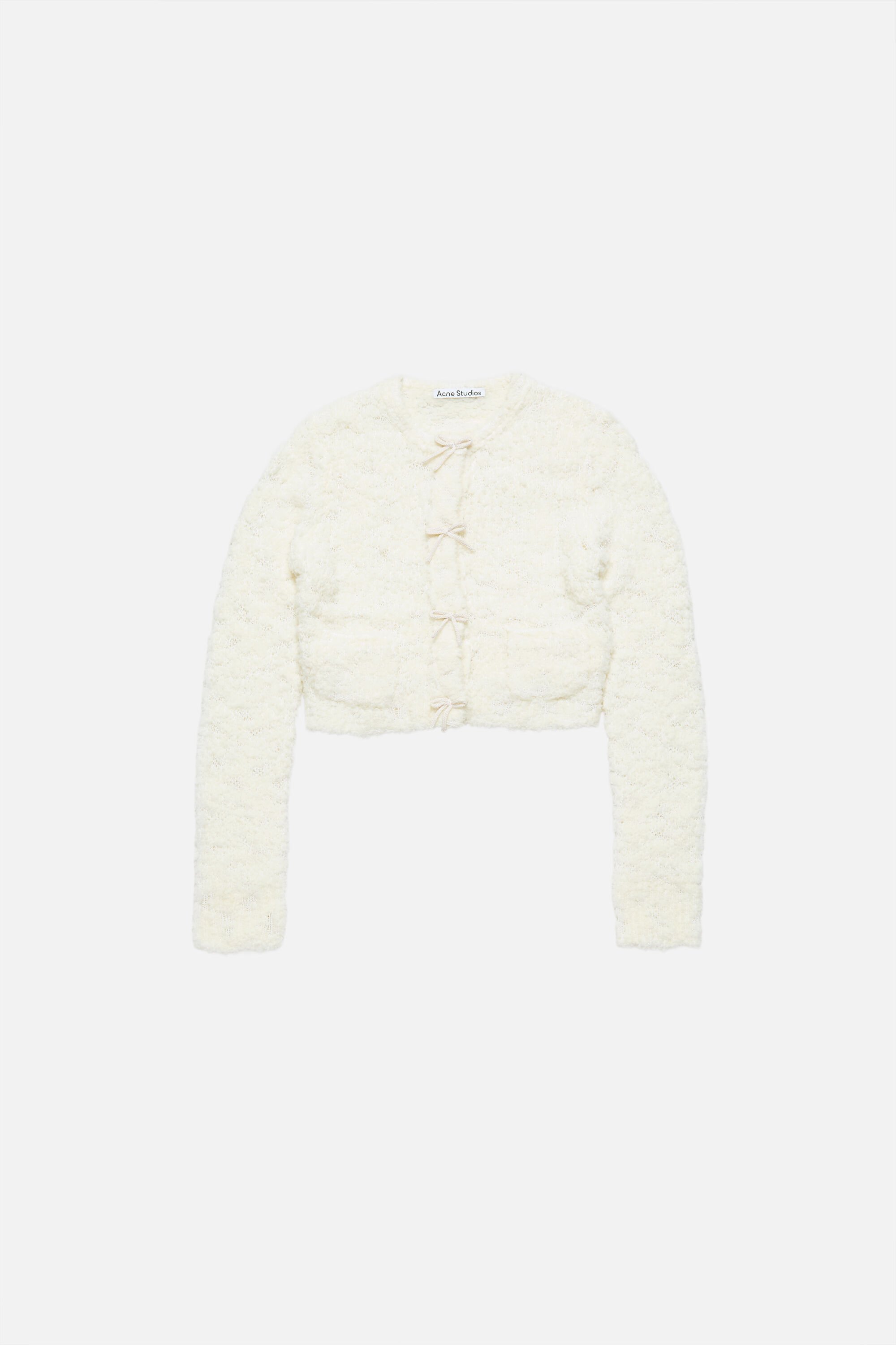 しましまさん用新品acneカーディガン Acne Studios - フィットカーディガン - ヤクウール - ダスティブルー