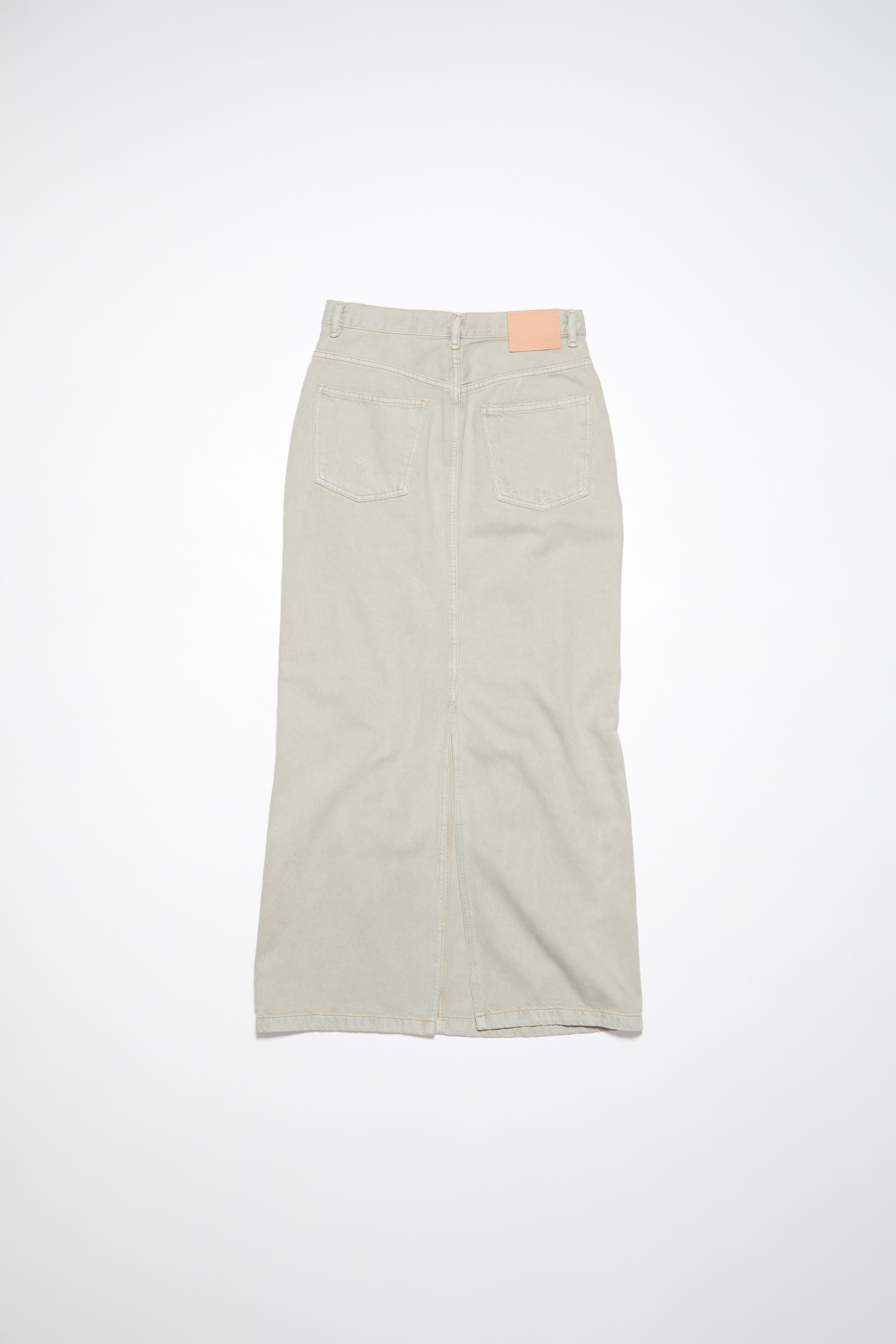 Distressed Midi Denim Skirt | ShopStyle