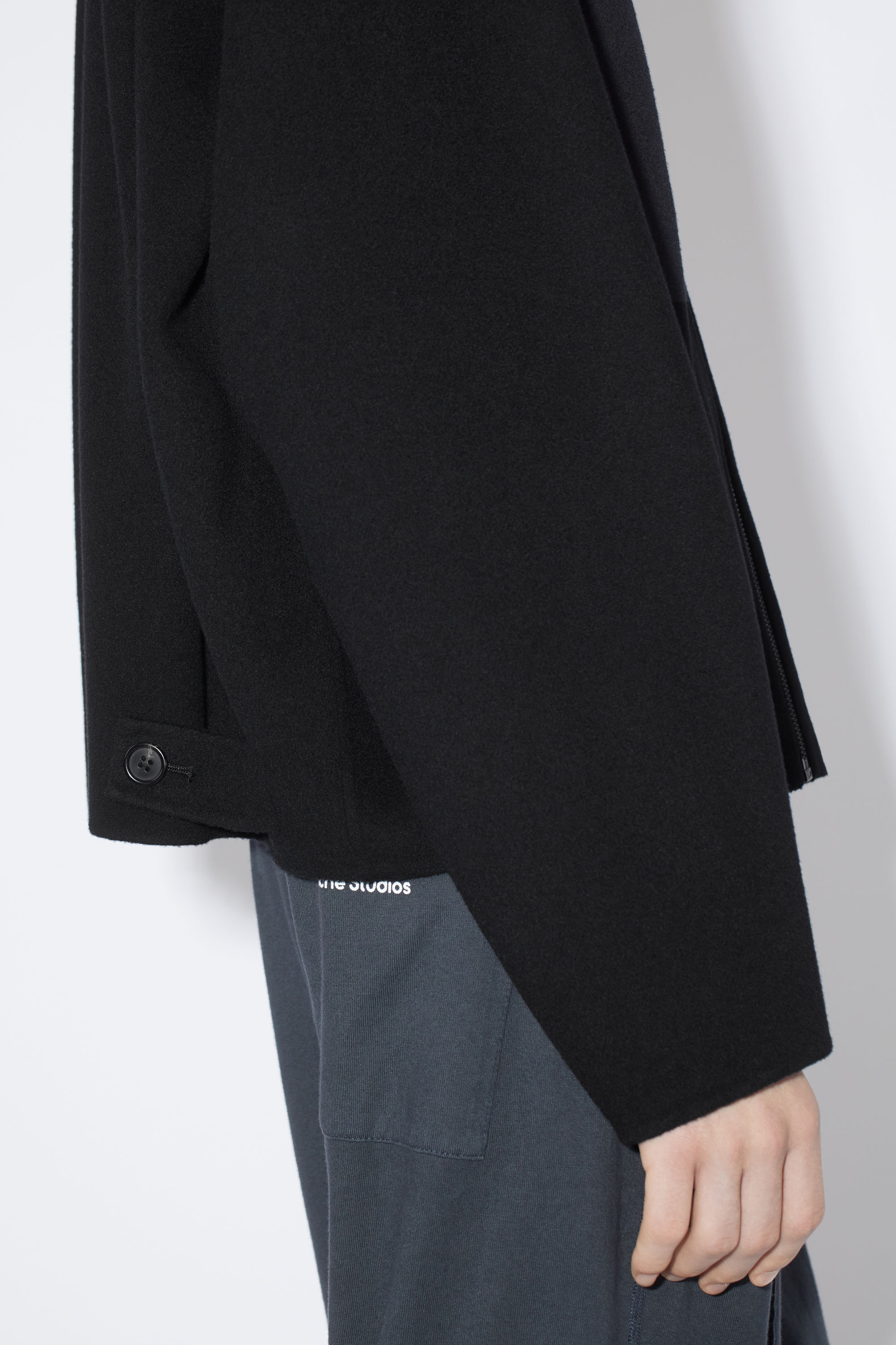 Acne Studios - Wool zipper jacket - Black