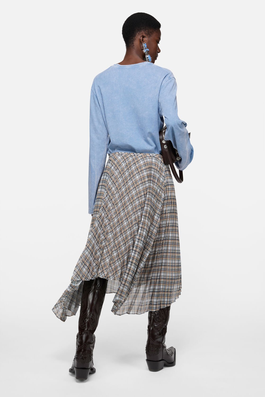 Logo t-shirt - Relaxed fit, Dirty blue, 2000x