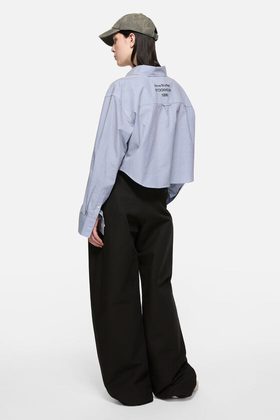 Acne Studios - Jacquard-Hemd mit Nadelstreifen - Himmelblau 