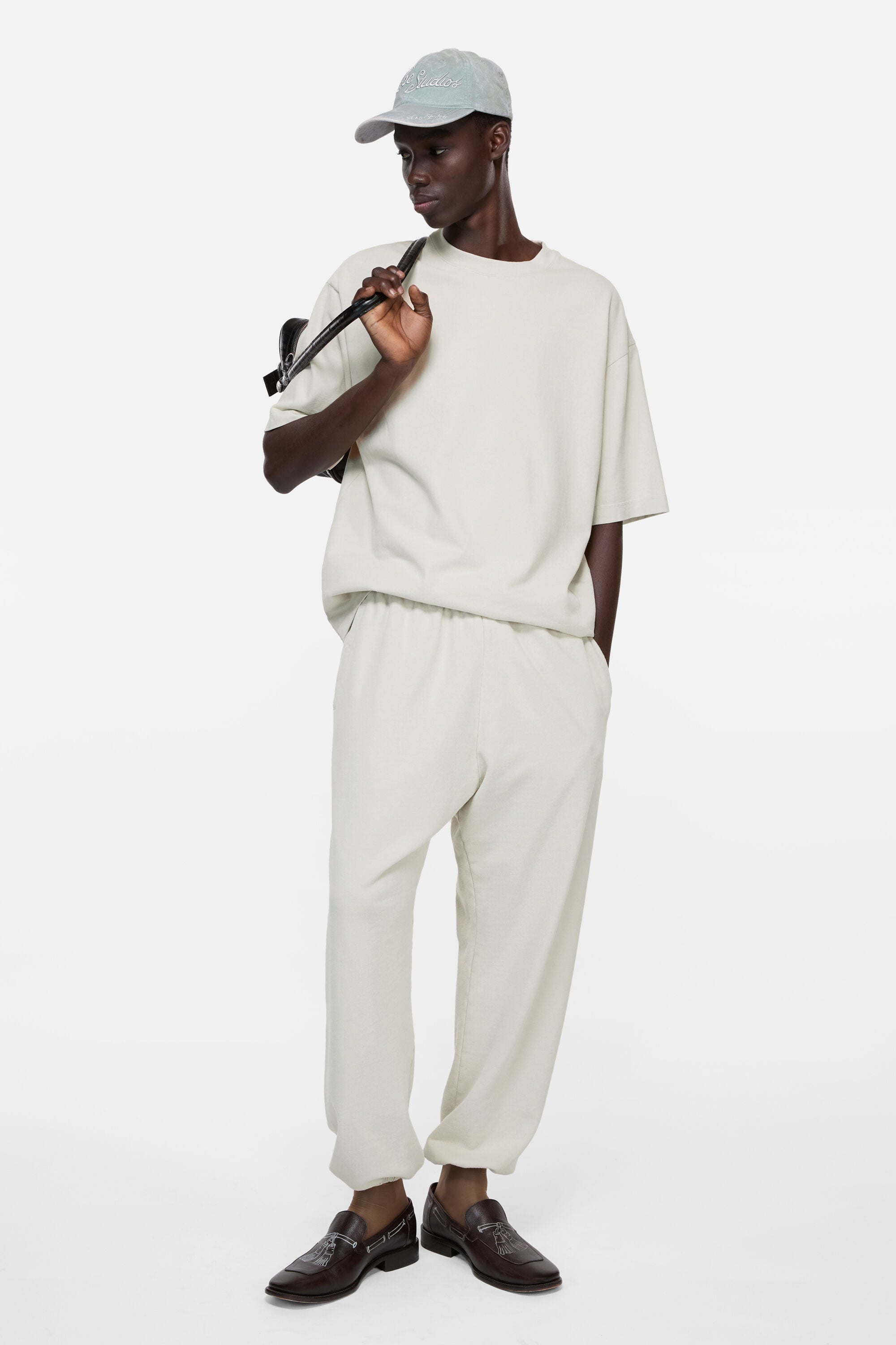 Acne Studios - ロゴTシャツ - リラックスフィット - ライトトープ