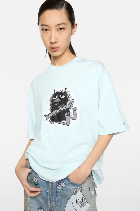 T-shirt Acne Studios x Moomin, Pale blue, 2000x
