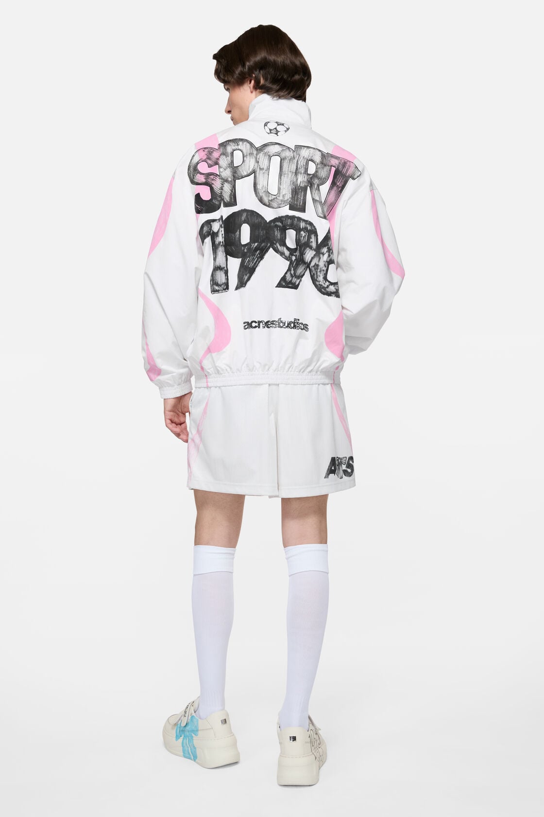 Technical jacket with logo, Optic White, 2000x