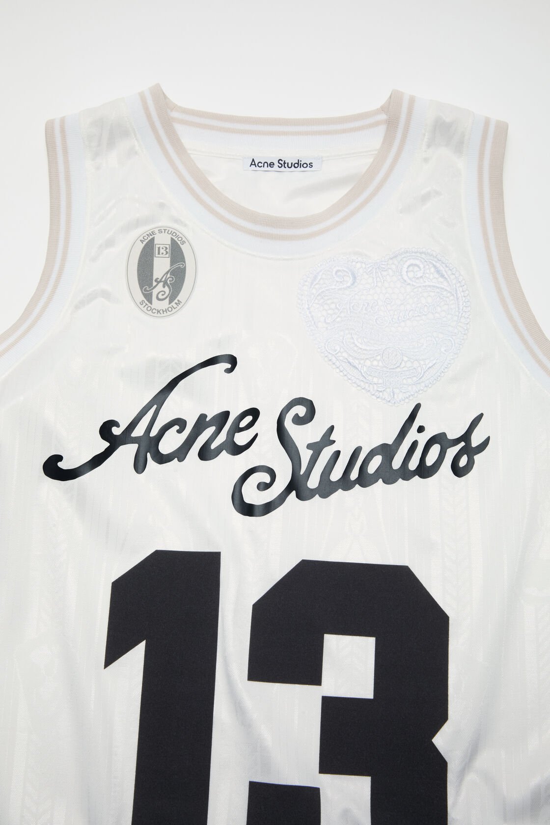 Sports jersey tank top, White, 2000x