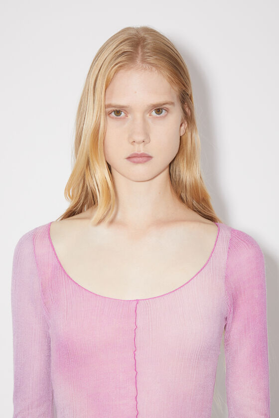 Acne Studios - Fine knit top - Orchid purple