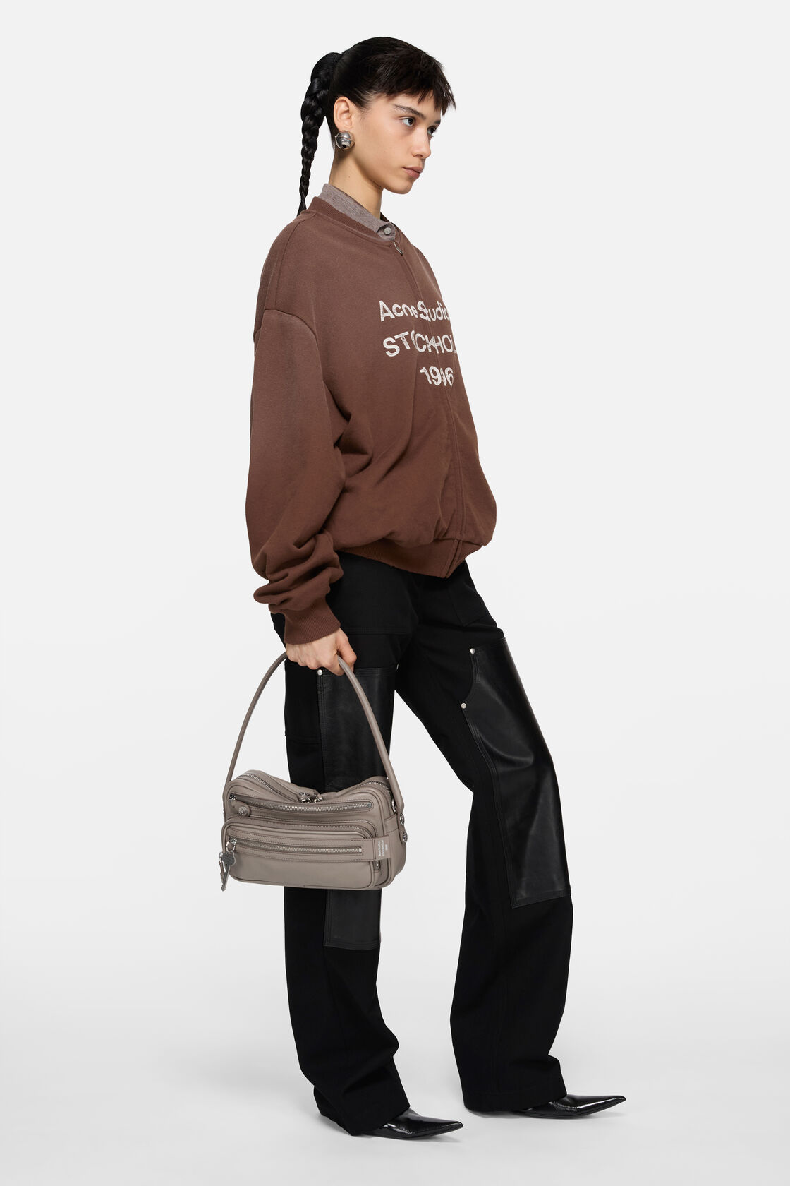 Camero Party Shoulder Bag, Taupe beige, 2000x