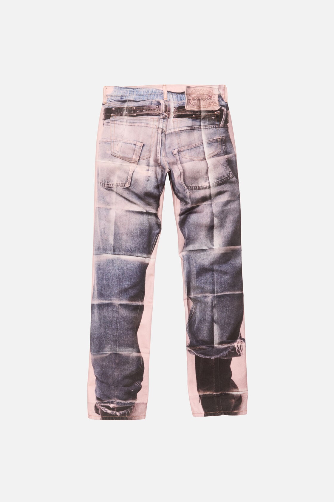 Trompe-l'&oelig;il jeans - Regular fit, Pink/blue, 2000x