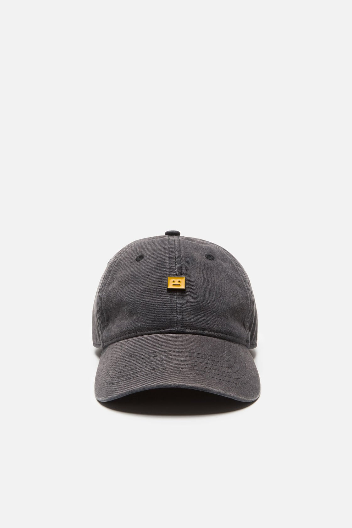 FACE STUD CAP, Washed Black, 2000x