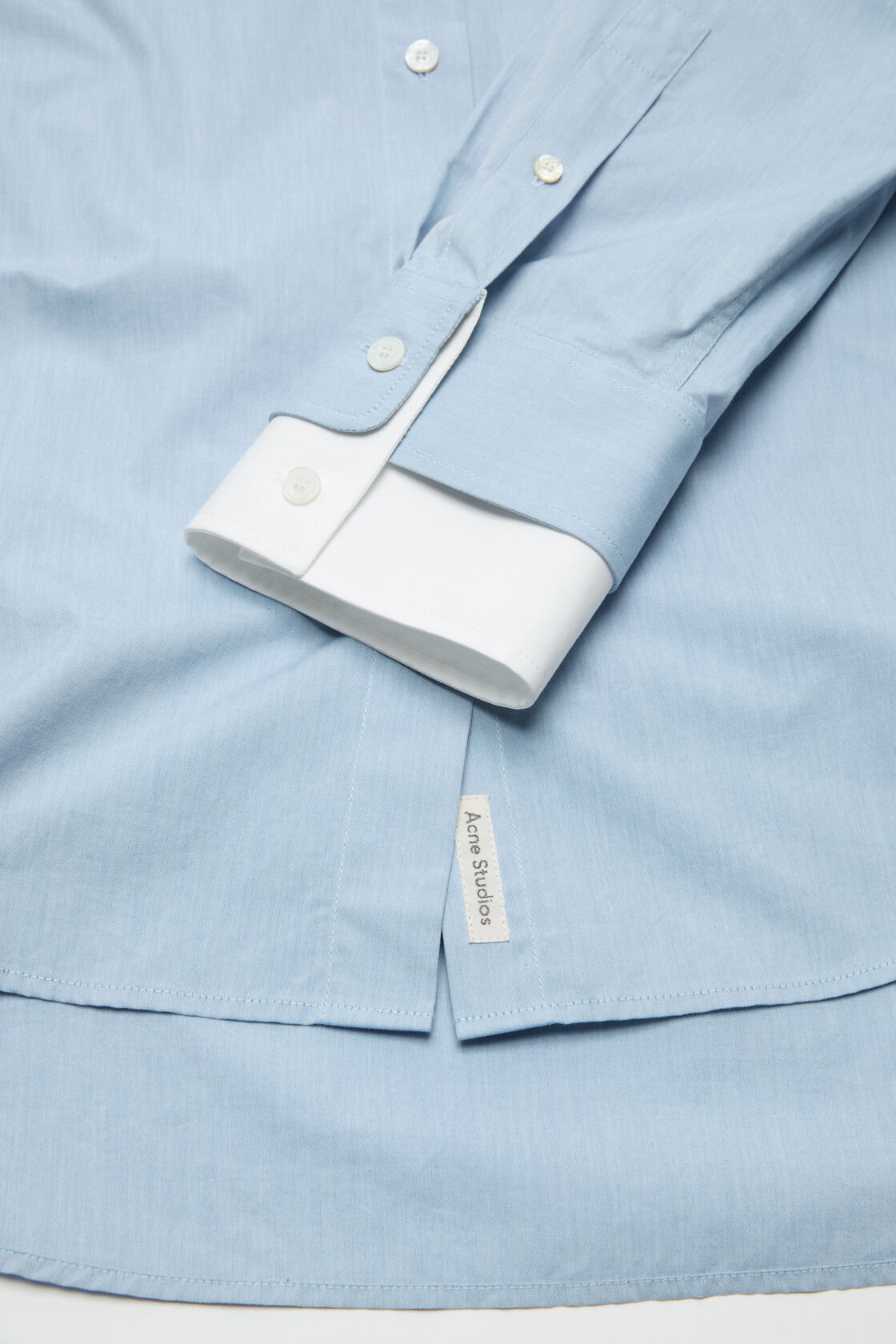 Layered button-up, Light blue/white, 2000x