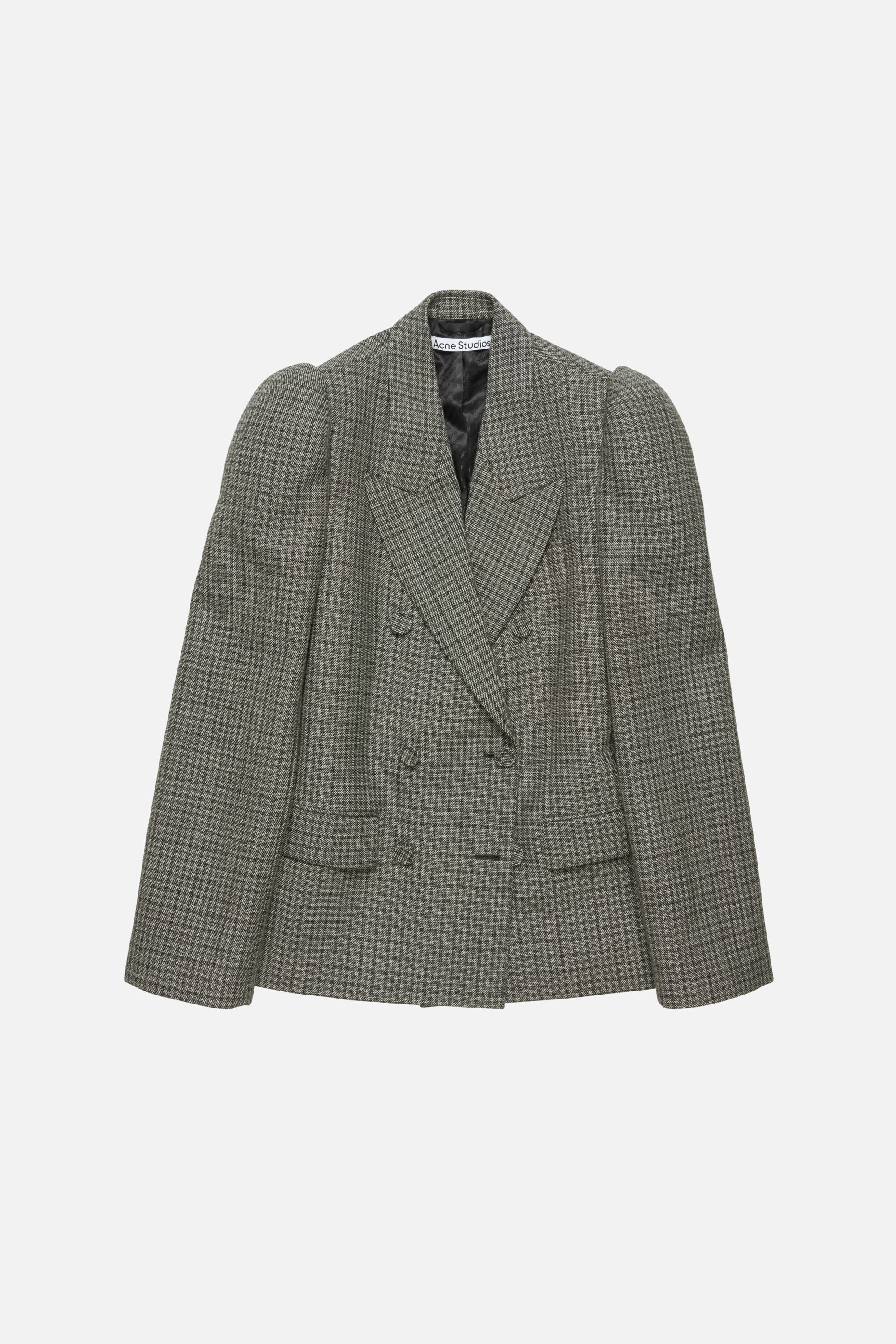 Acne Studios - Double-breasted suit jacket - Black/white
