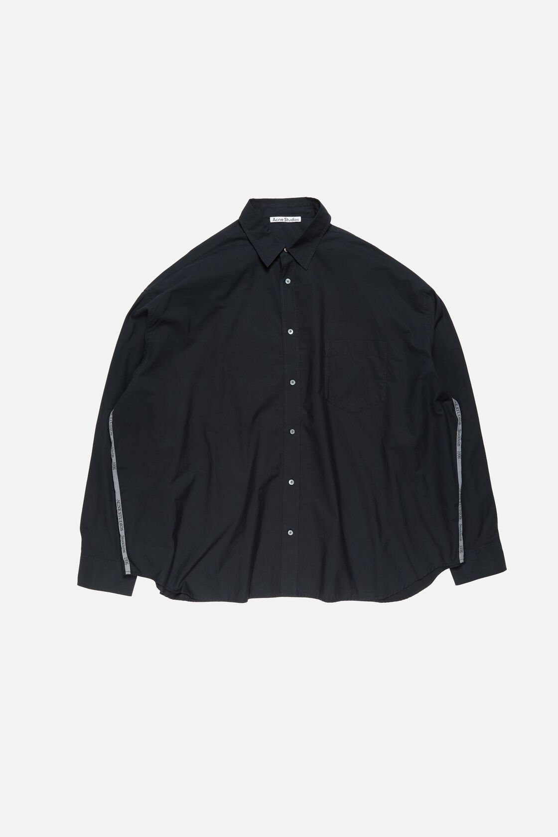Button-up shirt, Black/grey, 2000x
