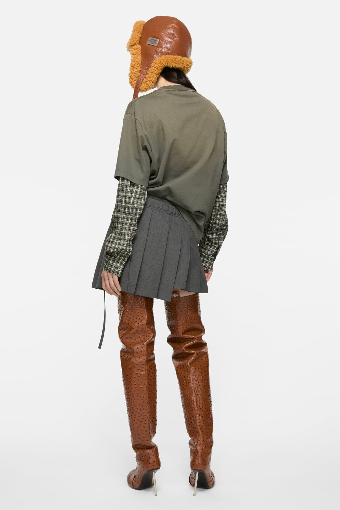 Layered logo t-shirt, Vintage green, 2000x