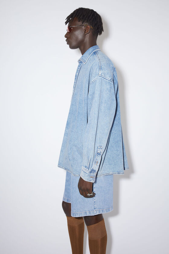 Acne Studios - ボタンアップ デニムシャツ - インディゴブルー