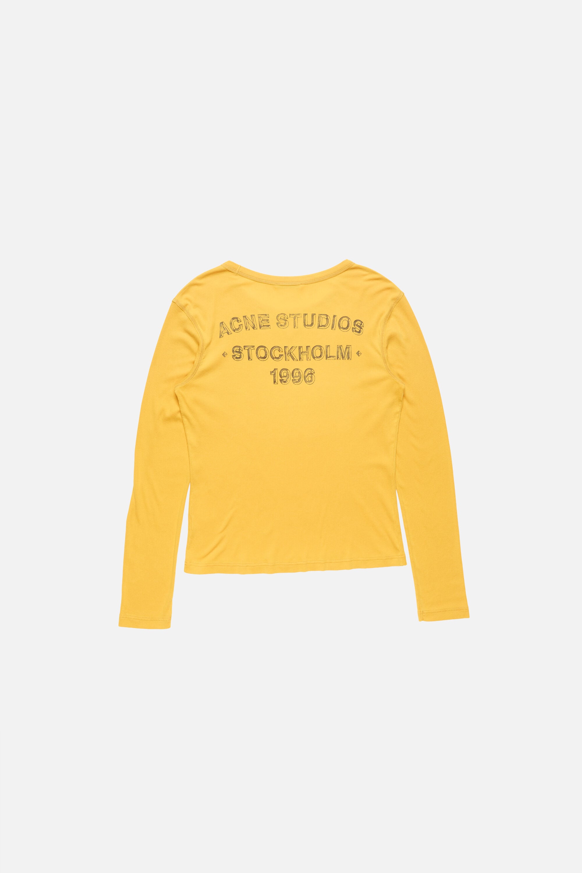 Acne Studios - スプレー加工ロゴTシャツ - ミントグリーン