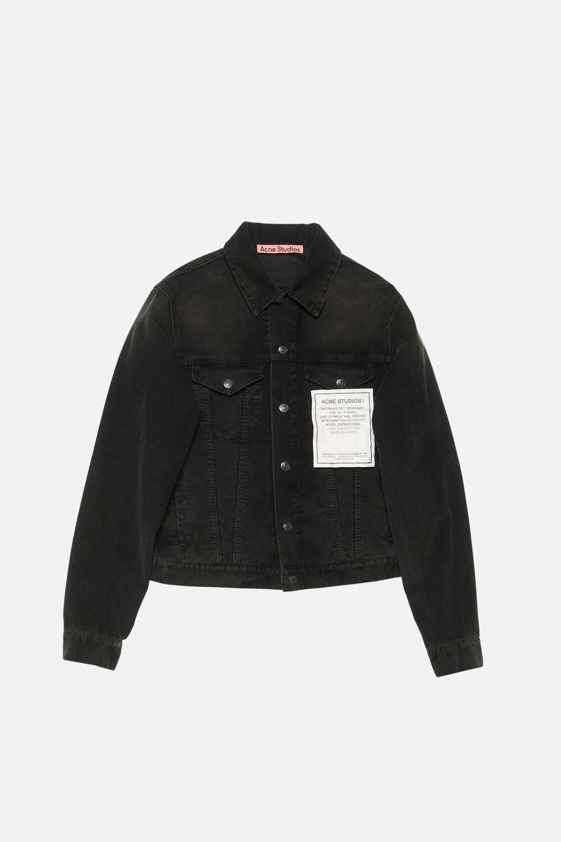 Corduroy jacket, Black, 2000x