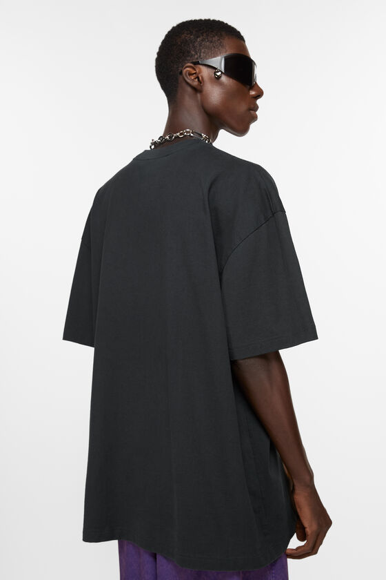 Acne Studios - T-shirt logo - Relaxed unisex fit - ブラック