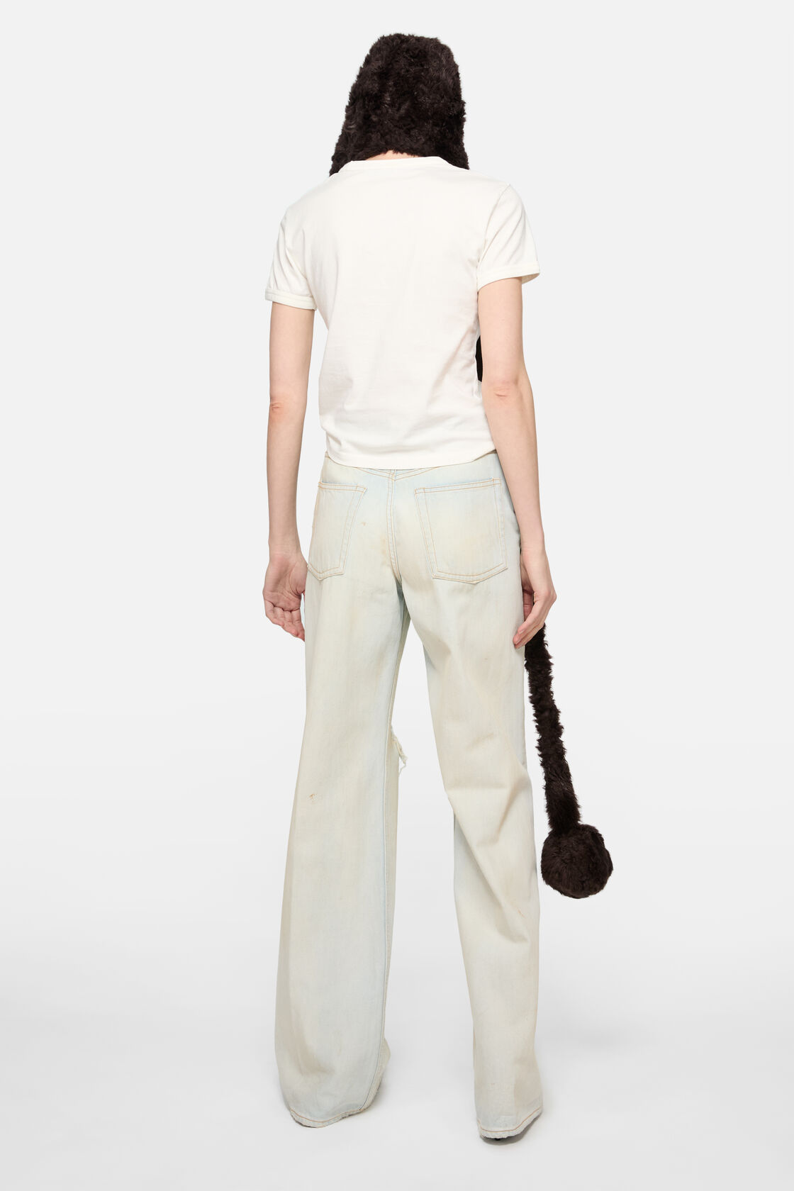 Logo t-shirt - fitted fit, Cold white, 2000x