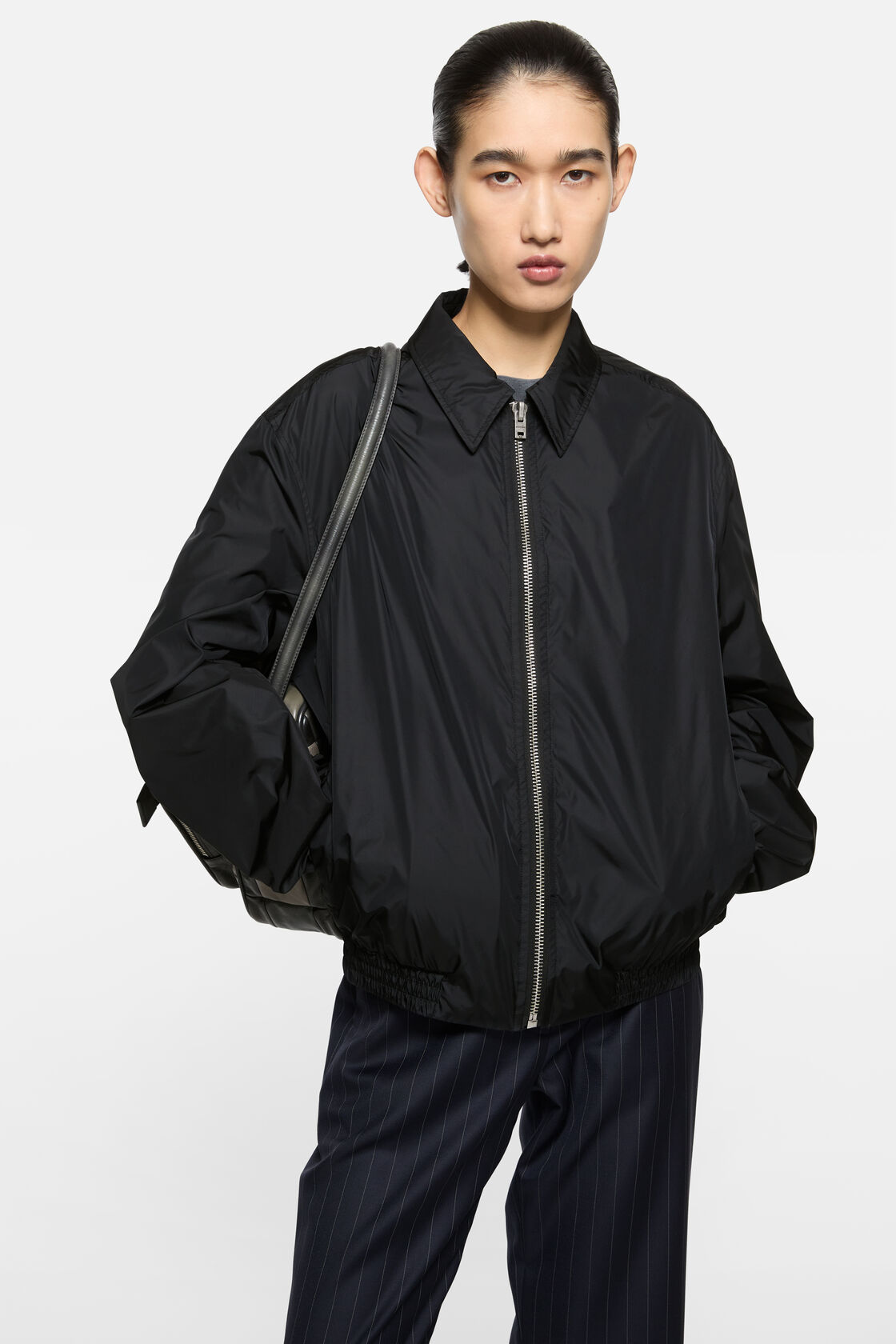 Lightweight nylon jacket, Black, 2000x