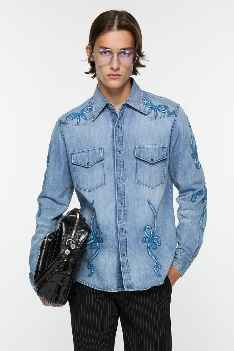 FN-MN-SHIR000961, Blue/blue