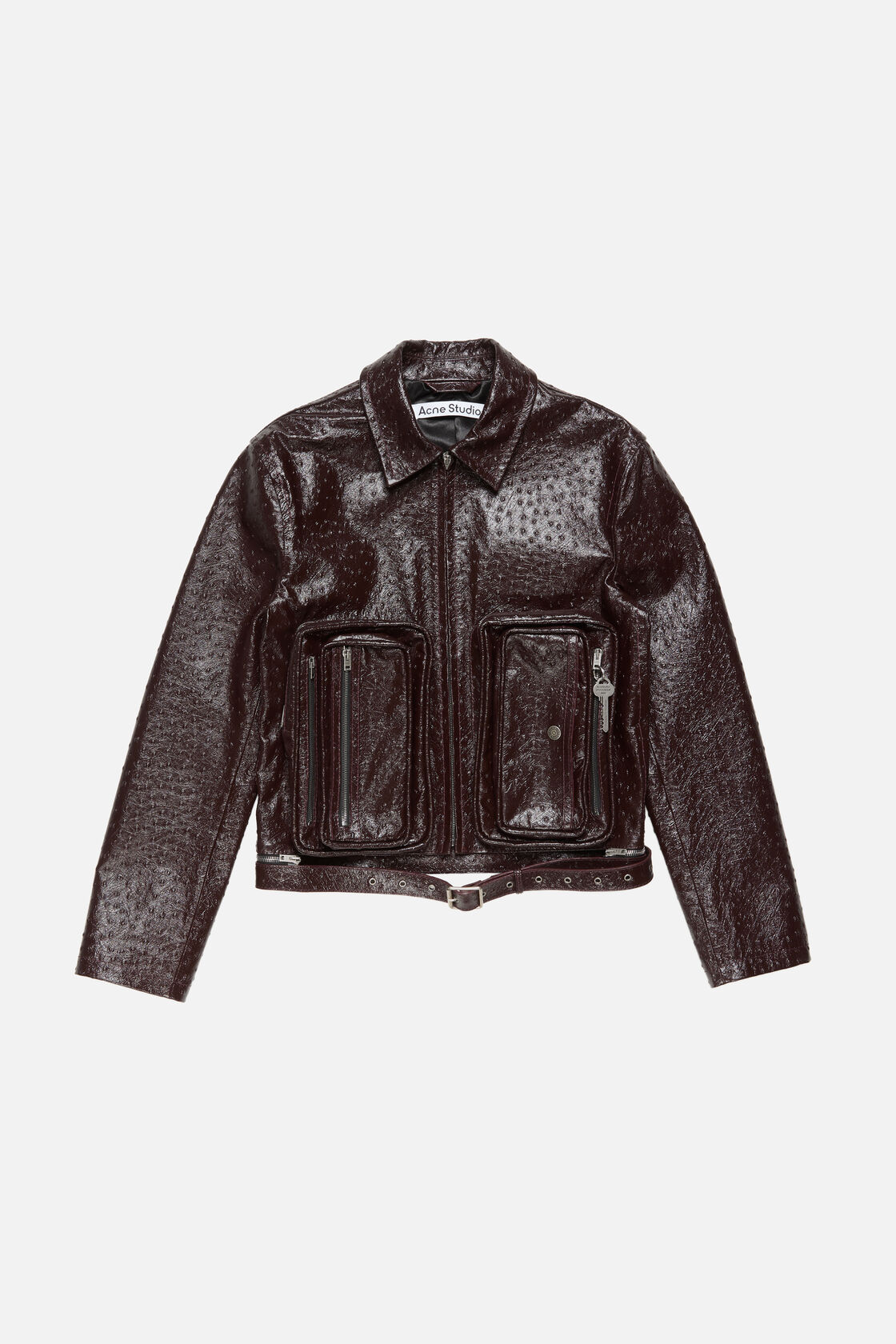 Leather jacket, Burgundy, 2000x