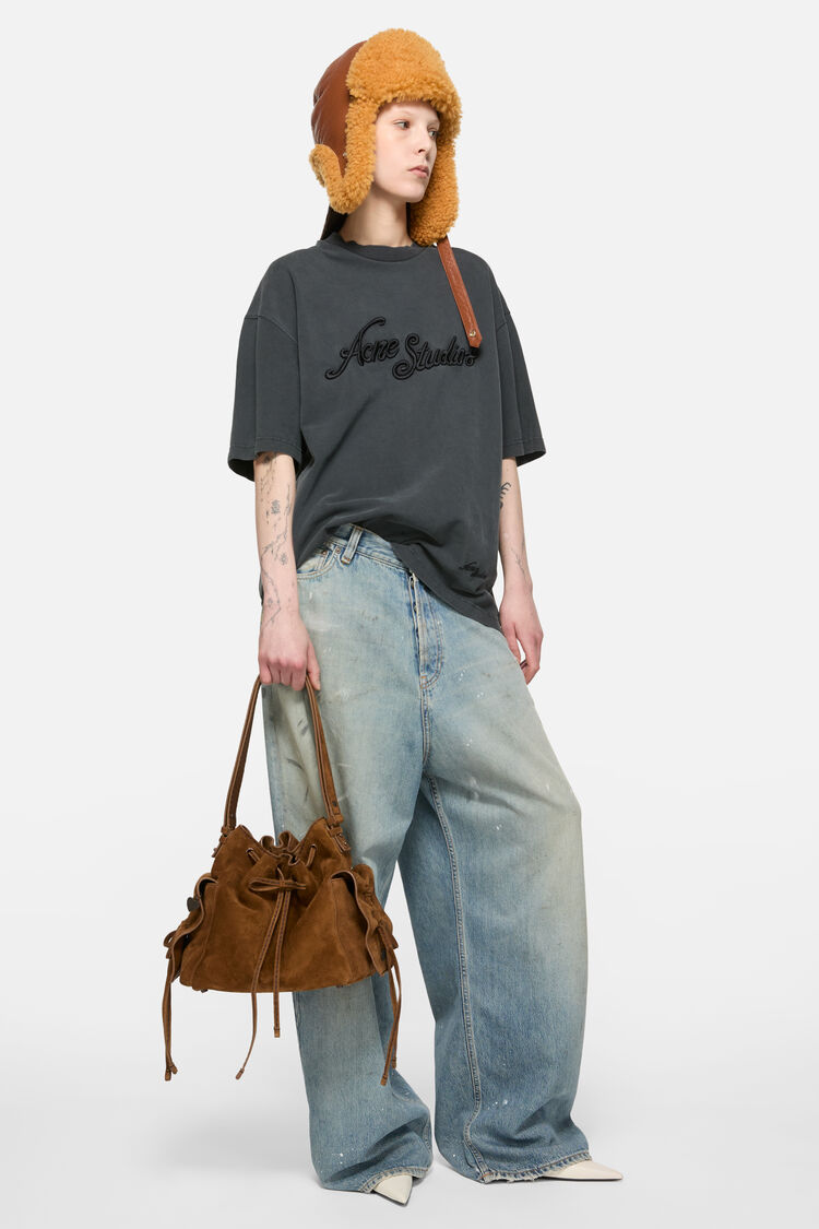 Multipocket Bucket Suede, Cognac brown