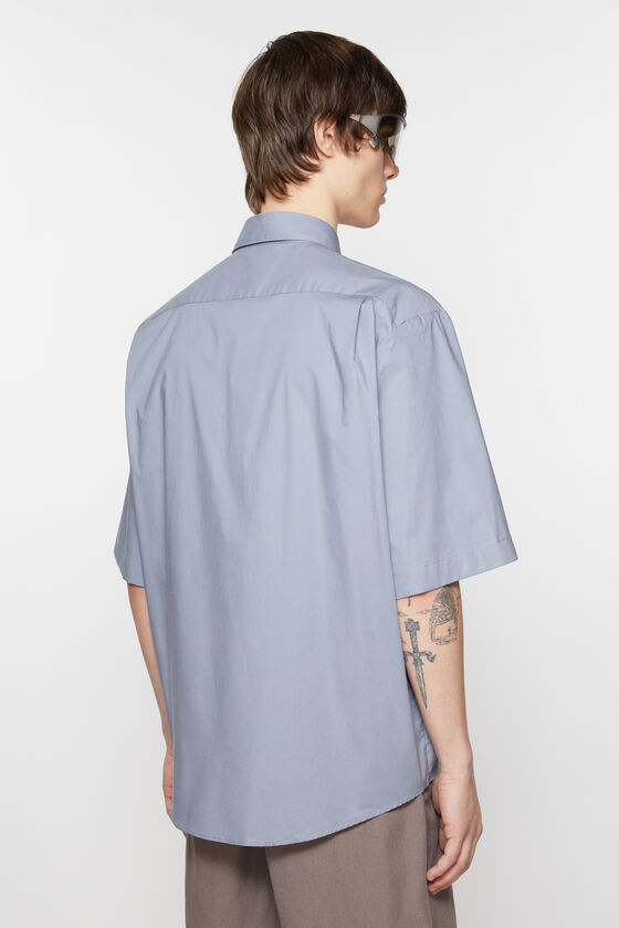 Acne Studios - Kurzärmliges Hemd - Staubblau