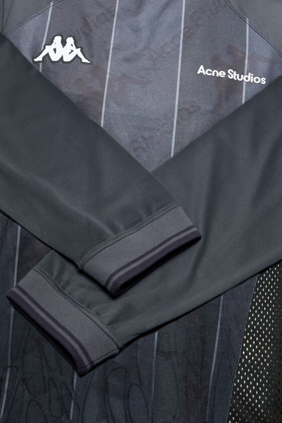 Acne Studios - Logo t-shirt - Acne Studios x Kappa - Anthracite/black 
